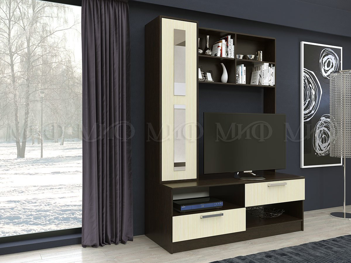 Гостиная Фиджи (Ш-1500 х В-1892 х Г-504 мм)/Разные Цвета