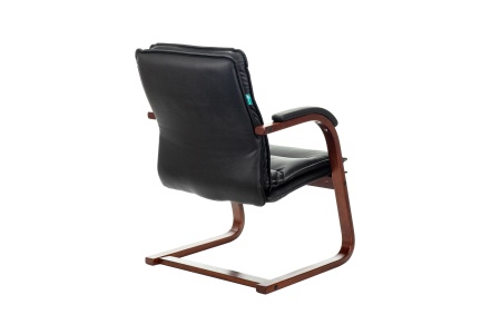 Кресло Бюрократ T-9927WALNUT-AV черное