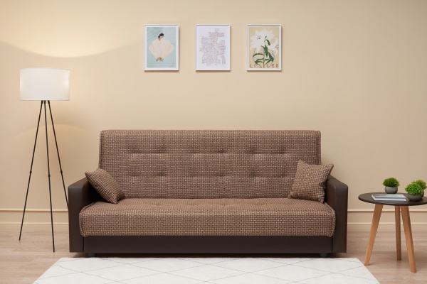 Комплект Лондон рогожка микс коричневая