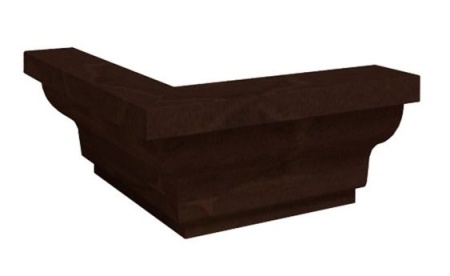 Уголок 1 MONTPELLIER, орех