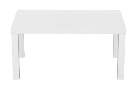 Кофейный столик большой белый