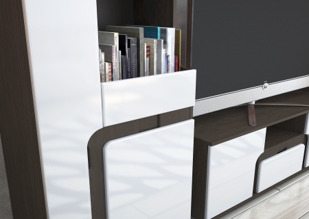 Гостиная Марсель (Ш-2600 х В-1850 х Г-360 мм)Разные Цвета