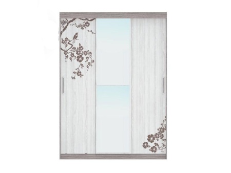 Шкаф-Купе Комфорт-8 Шимо Темный/Шимо Светлый (Ш-1600 × В-2200 × Г-587 мм)